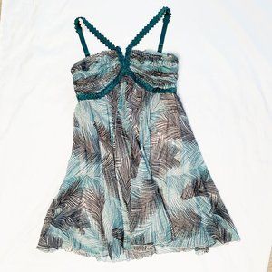 Woven silk dress